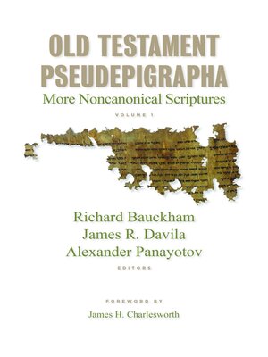 cover image of Old Testament Pseudepigrapha, Volume 1